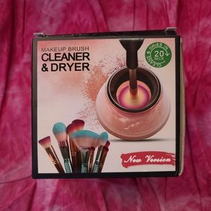 Makeup brush cleaning and dryer